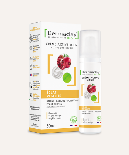 Crème Jour ÉCLAT vitalité Visage - CERTIFIÉE BIO**