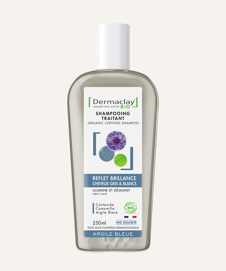 Shampoing Cheveux Gris REFLET BRILLANCE - CERTIFIÉ BIO**