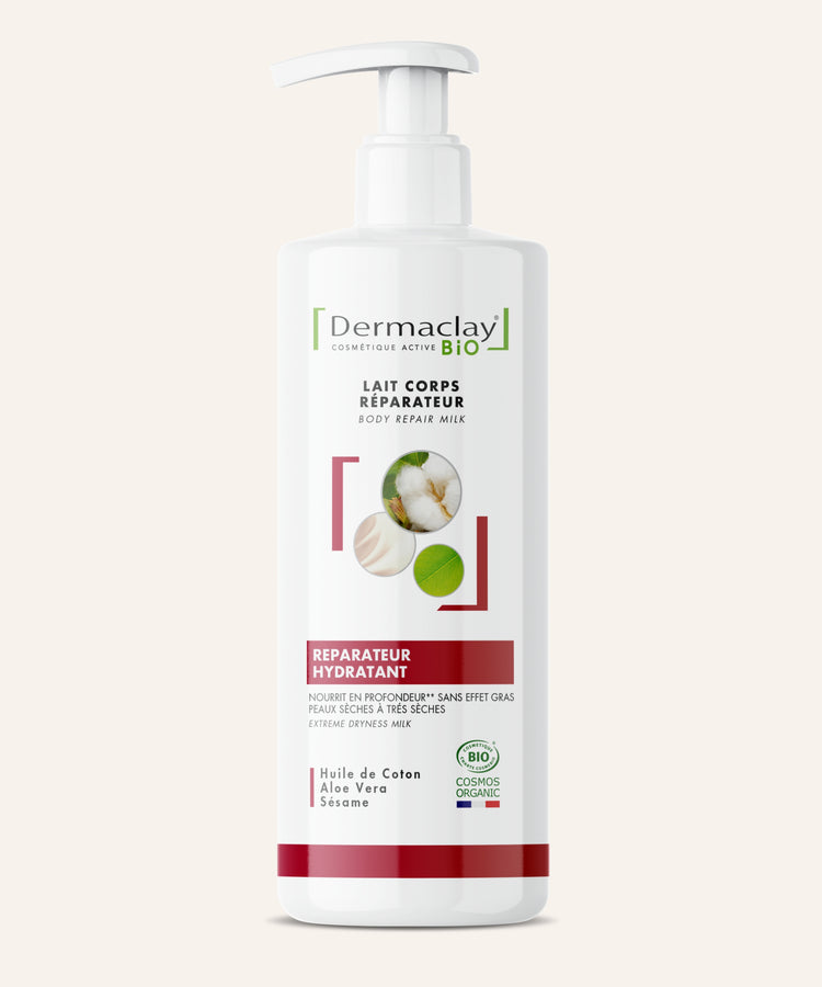 LAIT CORPS RÉPARATEUR PEAUX SÈCHES à TRÈS SÈCHES - CERTIFIÉ BIO***