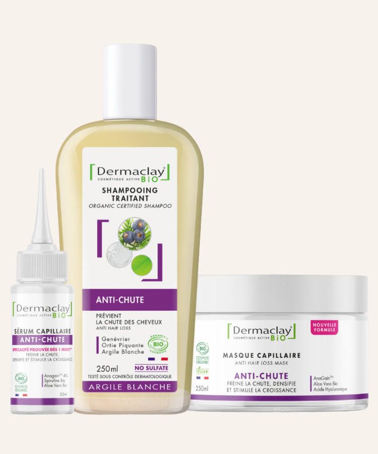 PACK TRIO ROUTINE ANTI-CHUTE - Certifié Bio