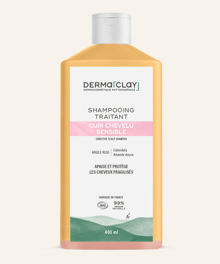 Shampoing Cuir Chevelu Sensible 400 ml Dermaclay