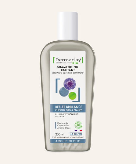 Shampoing Cheveux Gris REFLET BRILLANCE - CERTIFIÉ BIO**