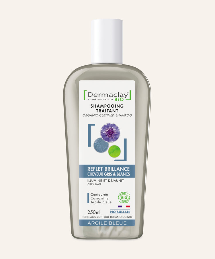 Shampoing Cheveux Gris REFLET BRILLANCE - CERTIFIÉ BIO**