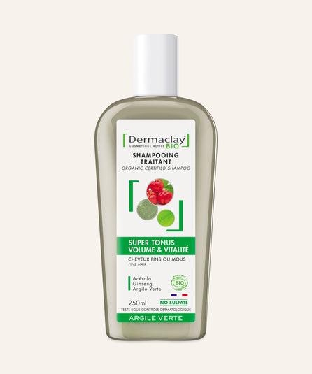 Shampoing VOLUME SUPER TONUS - CERTIFIÉ BIO**