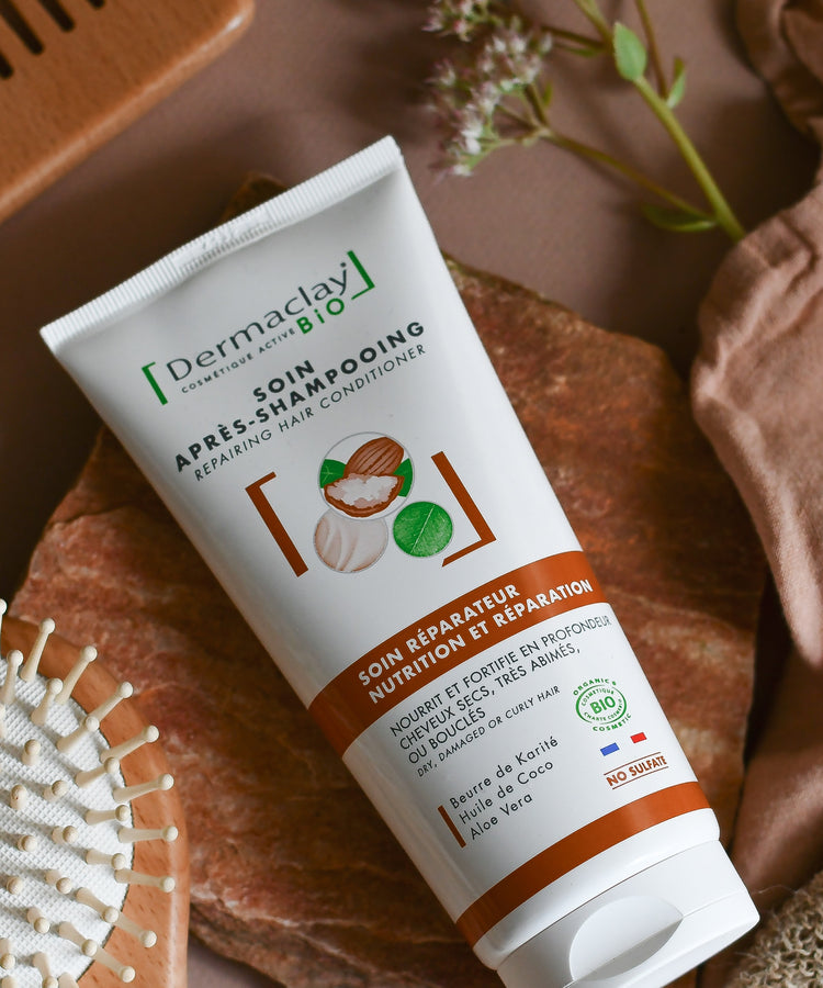 AP-SHAMPOING RÉPARATEUR cheveux abimés ou bouclés - CERTIFIÉ BIO***