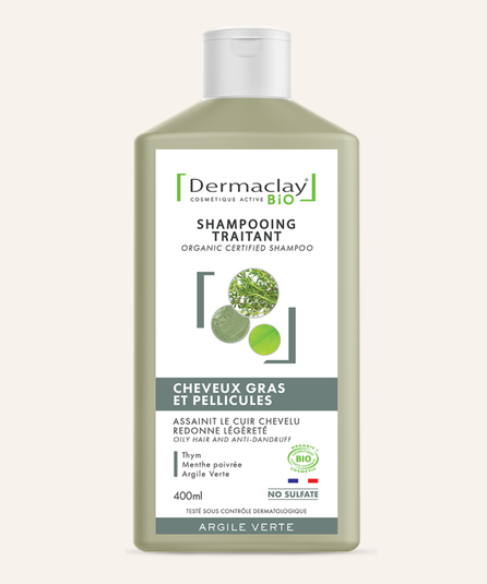 Shampoing CHEVEUX GRAS & PELLICULES - CERTIFIÉ BIO**