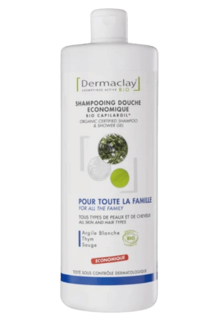 Shampoing cheveux et corps bio dermaclay