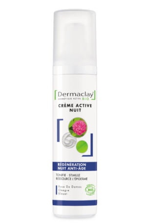 Tube de crème regenerateur anti-age bio Dermaclay