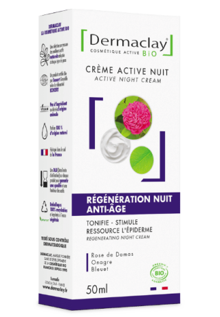 Crème anti âge bio régénération Dermaclay