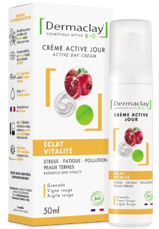 crème éclat bio dermaclay