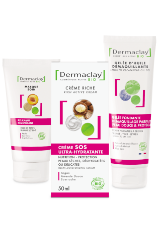 pack trio hydratation bio dermaclay