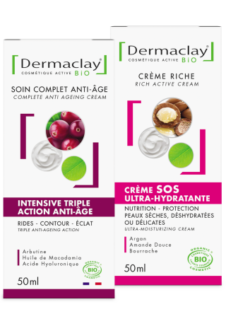 PACK DUO ANTI-ÂGE/Hydratation dermaclay