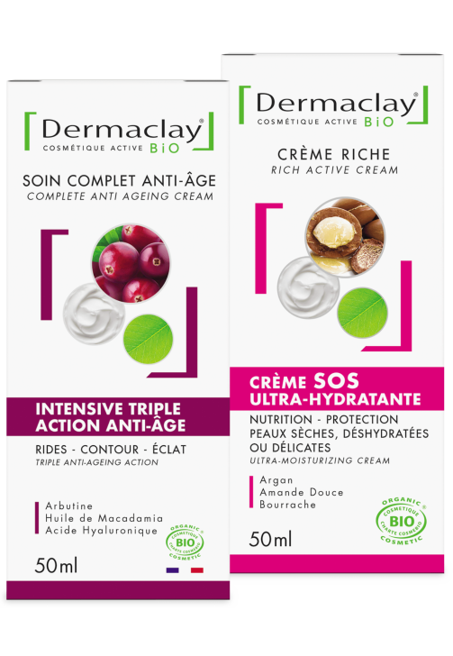 PACK DUO ANTI-ÂGE/Hydratation dermaclay