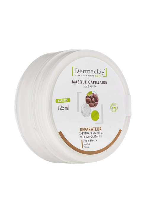 Masque pour les cheveux bio dermaclay