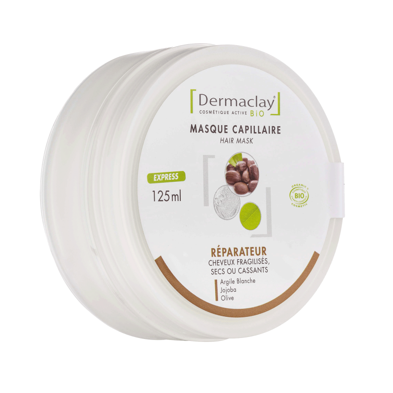 Masque pour les cheveux bio dermaclay