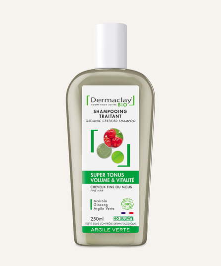 Shampoing VOLUME SUPER TONUS - CERTIFIÉ BIO**