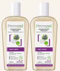 PACK DUO SHAMPOINGS ANTI-CHUTE - Certifié Bio**