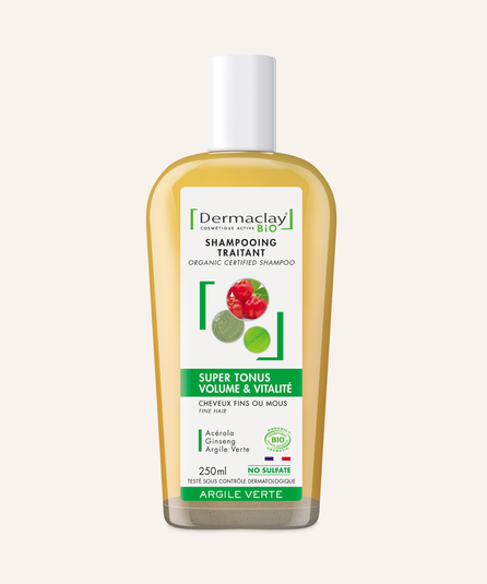 Shampoing VOLUME SUPER TONUS - CERTIFIÉ BIO**