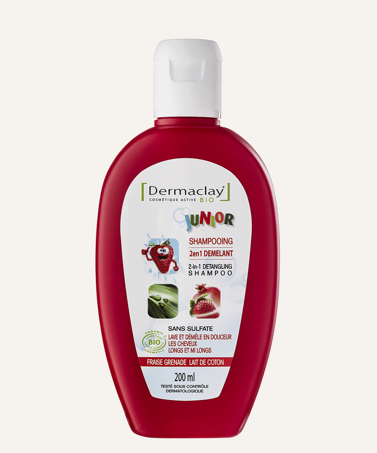 Shampoing 2 en 1 DÉMÊLANT JUNIOR - CERTIFIÉ BIO**