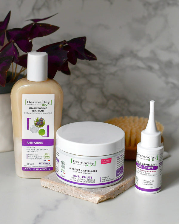 Routine chute de cheveux