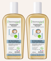 PACK DUO SHAMPOINGS PROBIOTIQUE RÉ-ÉQUILIBRANT 250ML - Certifié Bio**