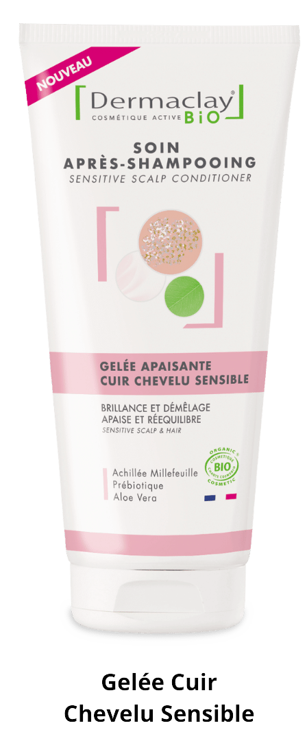 Gelée après shampoing cuir chevelu sensible